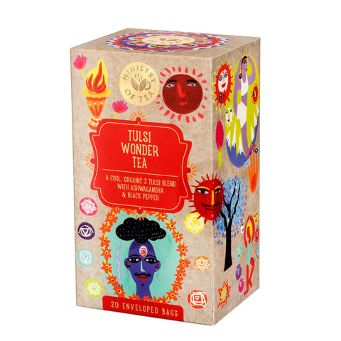 Ministry of Tea Organic Tulsi Wonder Tea 20 Bags (Pack of 6)