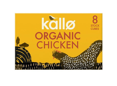 Kallo Organic Chicken Stock Cubes 88g (Pack of 12)