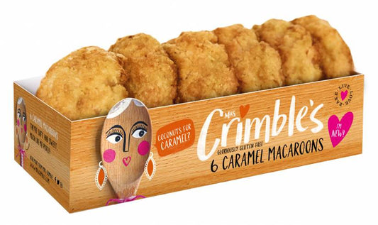 Mrs Crimbles Caramel Macaroons 180g (Pack of 12)
