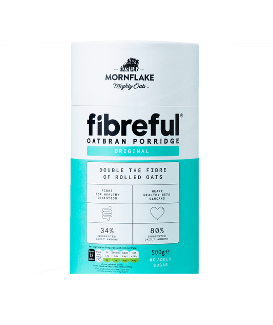 Mornflake Fibreful Oatbran Porridge 500g (Pack of 6)