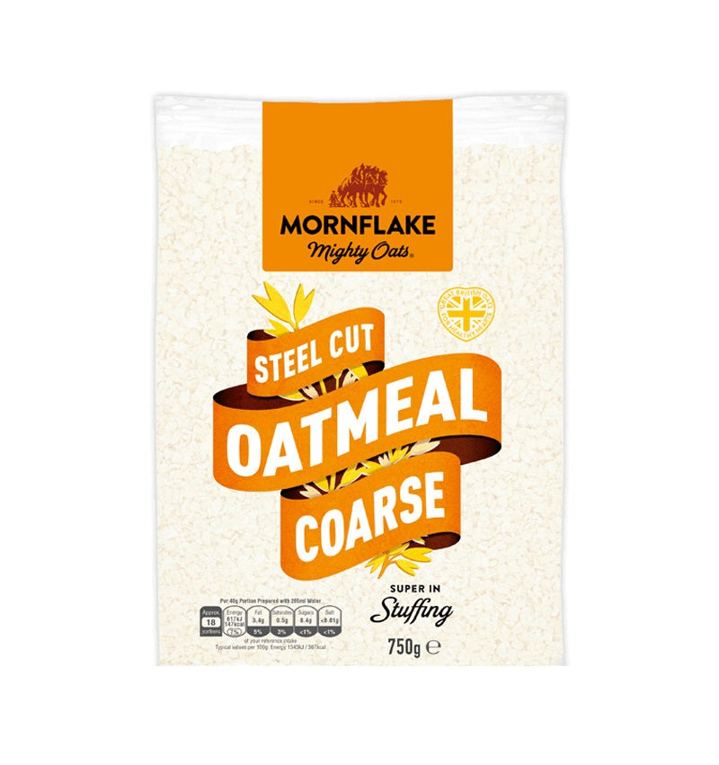 Mornflake Coarse Oatmeal 750g (Pack of 6)