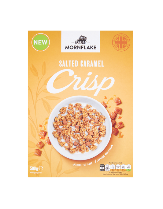 Mornflake Salted Caramel Crisp 500g (Pack of 12)