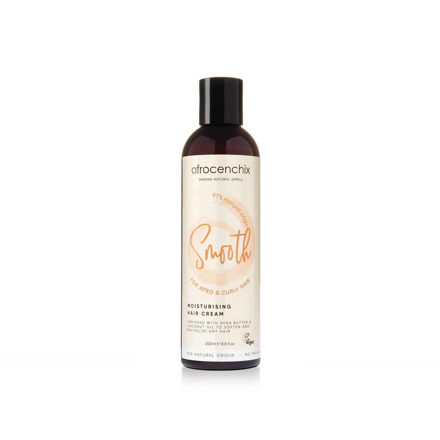 Afrocenchix Smooth - Natural Moisturising Cream 250ml (Pack of 12)