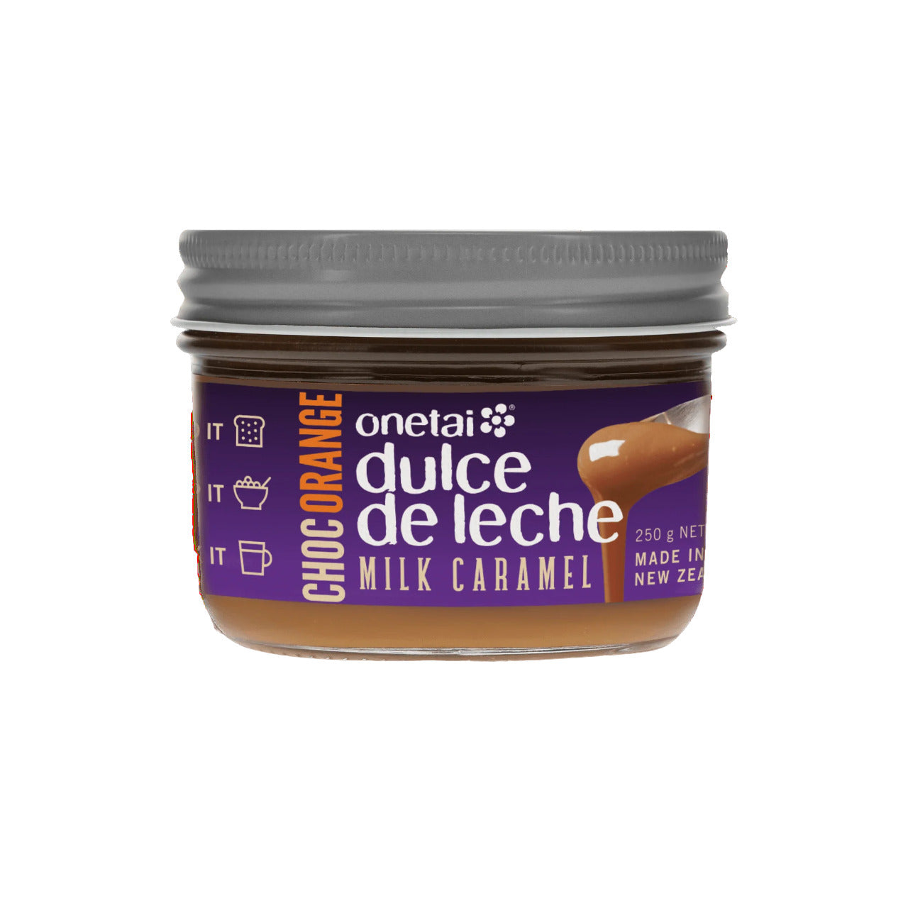 Onetai Dulce De Leche Chocolate / Orange 250g (Pack of 12)