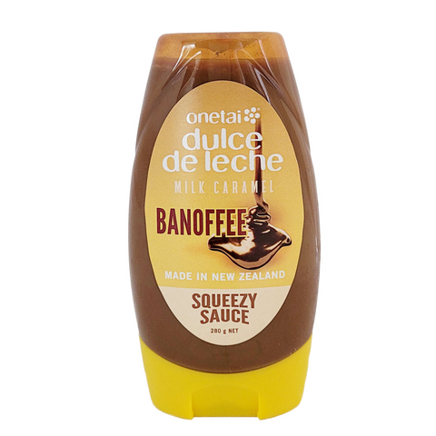 Onetai Squeezy Dulce De Leche Banoffee 280g (Pack of 16)
