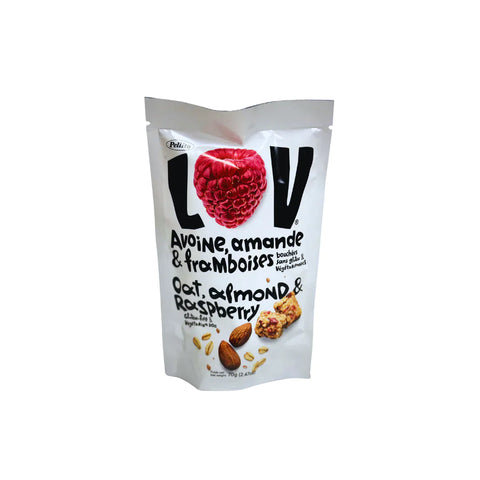 Pellito LOV Raspberry Almond Oat Bites 70g (Pack of 8)
