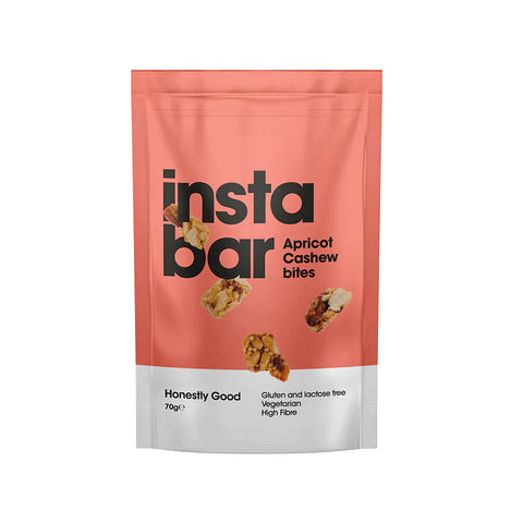 Instabar Apricot Cashew Bites 70g (Pack of 6)