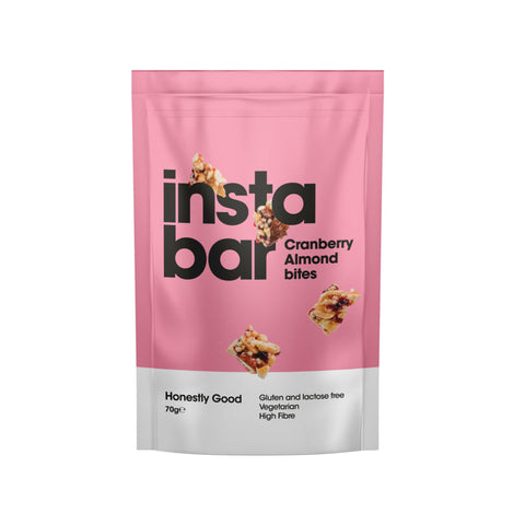 Instabar Cranberry Almond Bites 70g (Pack of 6)