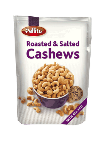 Pellito Cashews Roasted & Salted 120g (Pack of 14)
