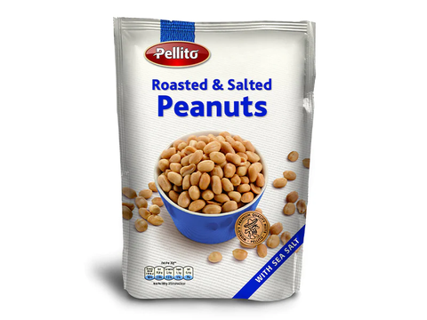 Pellito Peanuts Roasted & Salted 150g (Pack of 14)