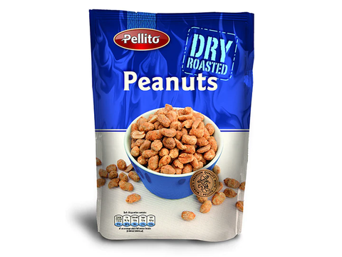 Pellito Peanuts Dry Roasted 150g (Pack of 14)