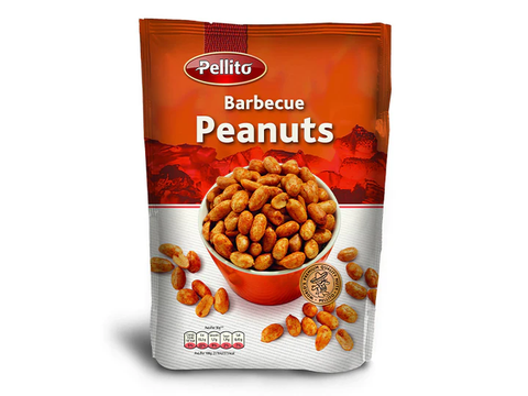 Pellito Peanuts Barbeque 150g (Pack of 14)
