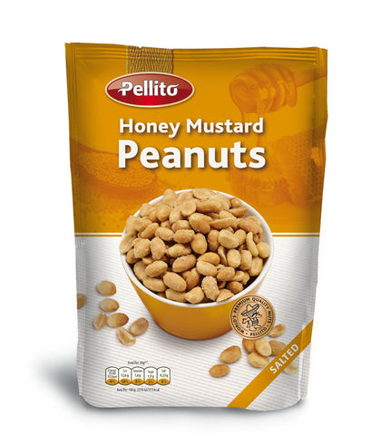 Pellito Peanuts Honey & Mustard 150g (Pack of 14)