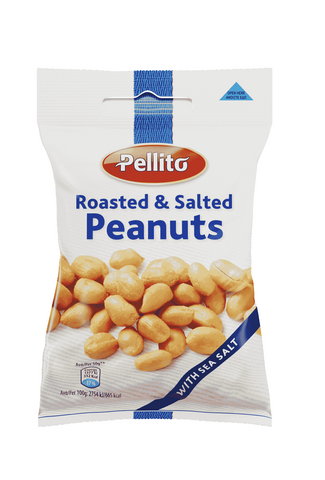 Pellito Peanuts Roasted & Salted 50g (Pack of 30)