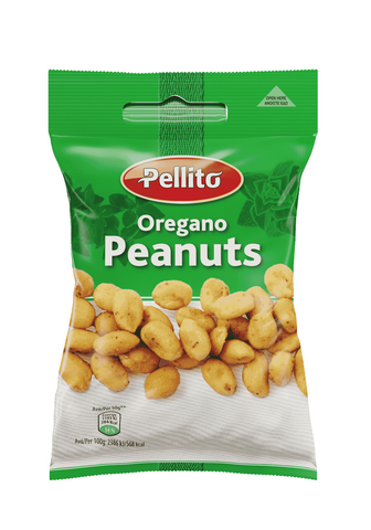 Pellito Peanuts Oregano 50g (Pack of 30)