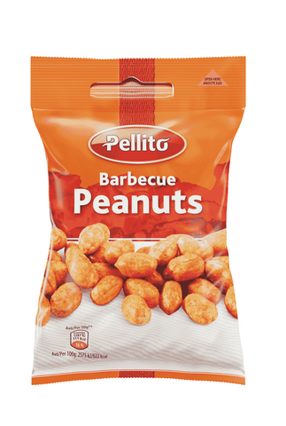 Pellito Peanuts Barbeque 50g (Pack of 30)