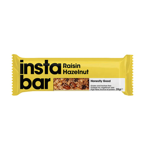 Instabar Raisin Hazelnut 35g (Pack of 16)