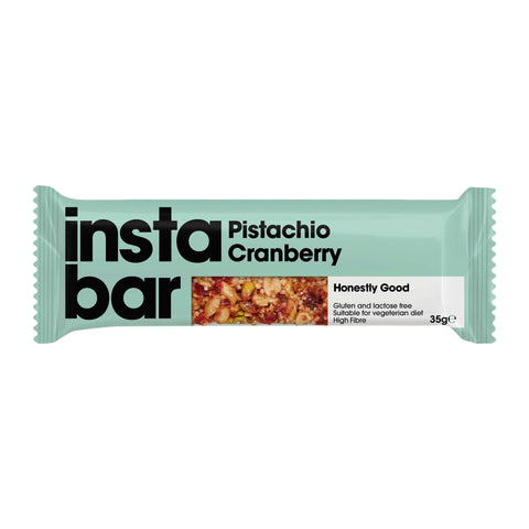 Instabar Pistachio Cranberry 35g (Pack of 16)