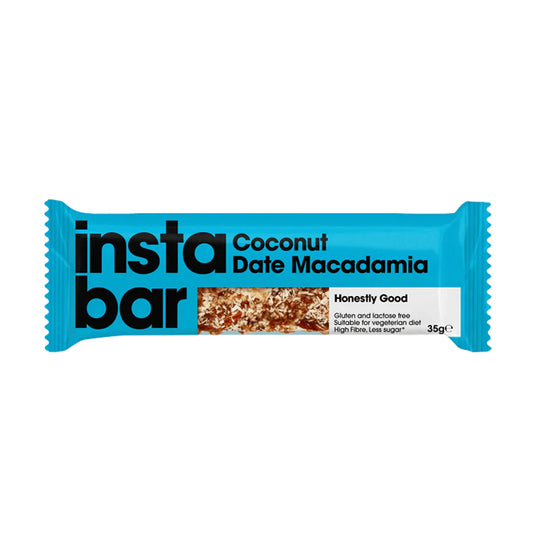 Instabar Coconut Date Macadamia 35g (Pack of 16)