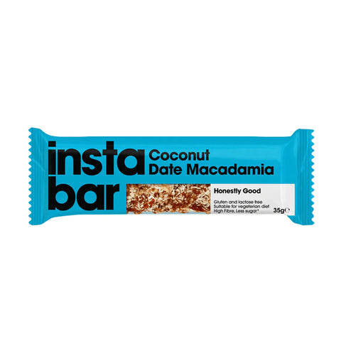 Instabar Coconut Date Macadamia 35g (Pack of 16)