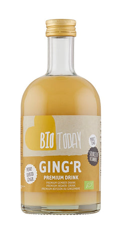 Biotoday Organic Premium Ginger Drink 500ml (Pack of 4)