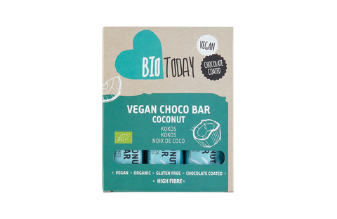 Biotoday Organic Coconut Bar Multipack 120g (Pack of 10)