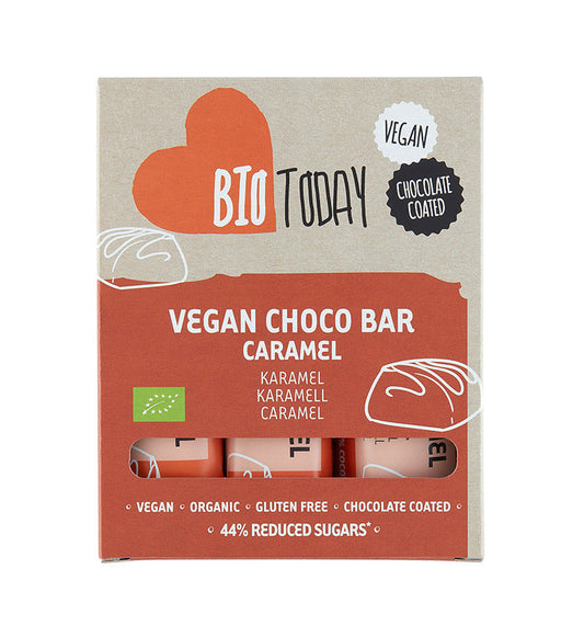Biotoday Caramel Bar Multipack Organic 120g (Pack of 10)