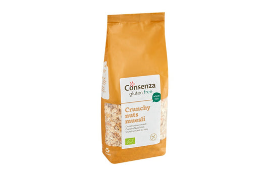 Consenza Crunchy Organic Nuts Muesli 350g (Pack of 6)