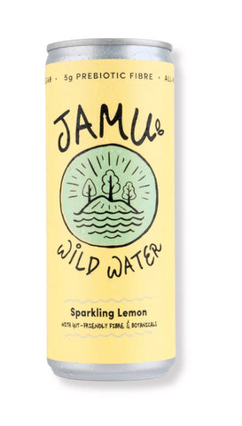 Jamu Wild Water Natural Sparkling Lemon 250ml (Pakc of 12)