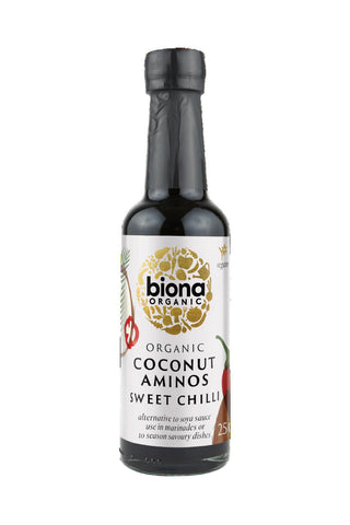 Biona Coconut Aminos Sweet Chilli Organic 250ml (Pack of 6)