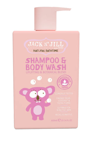 Jack & Jill Shampoo & Body Wash Natural 300ml (Pack of 24)