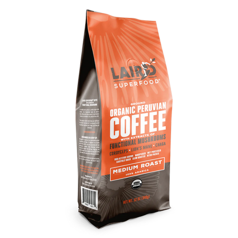 Laird Medium Ground Organic Coffee with Mushroom 340g