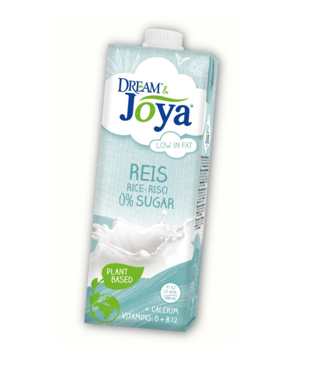 Joya Rice Milk with Calcium Vitamins D and B12 1L (Pack of 10