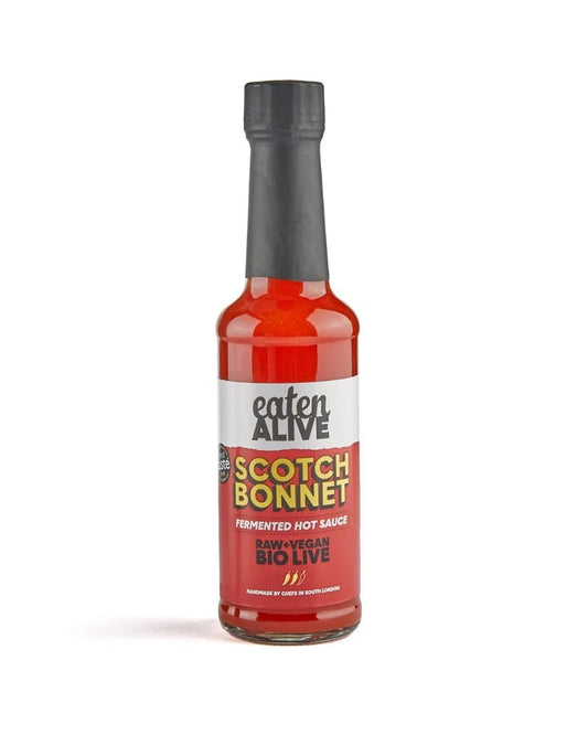 Eaten Alive Scotch Bonnet Fermented Hot Sauce 150ml (Pack of 12)