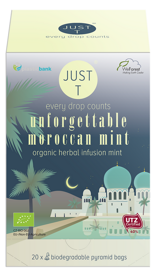 Just T Unforgettable Moroccan Mint Organic 20bags