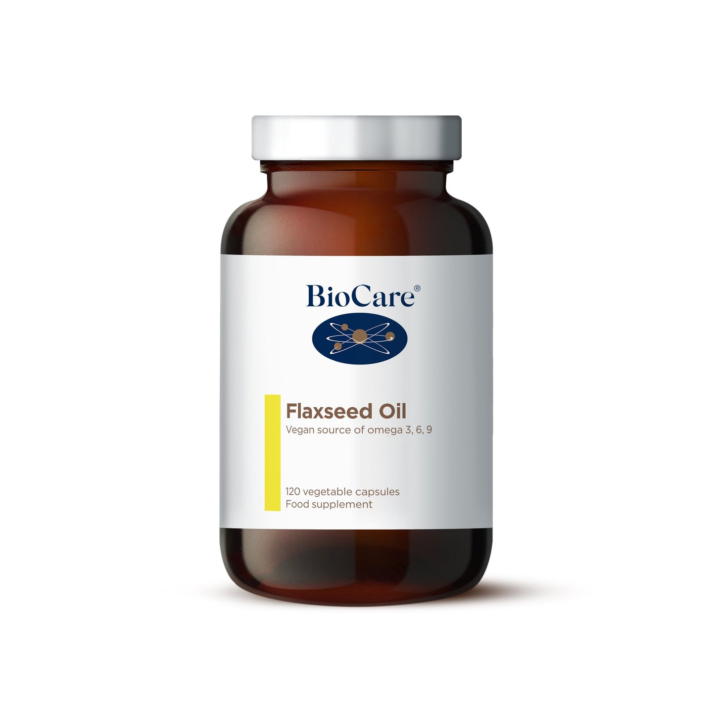 Biocare Flaxseed Oil 120 Vegetable Capsules
