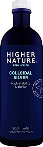 Higher Nature Colloidal Silver - 200ml Bottle