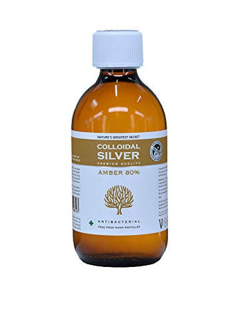 Optimised Energetics Colloidal Silver Amber Bottle 300ml