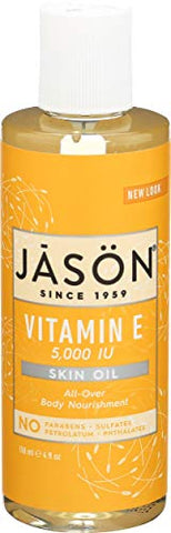 Jason Bodycare Vitamin E 5000IU Oil - All Over Body Nourishment 120ml