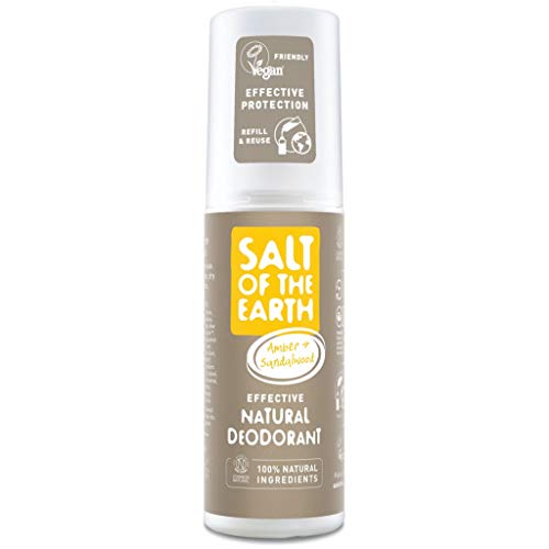 Salt Of The Earth Gender Neutral Amber & Sandalwood Deo Spray 100ml