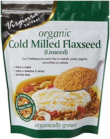 Virginia Harvest Cold Milled Organic Flaxseed 200G