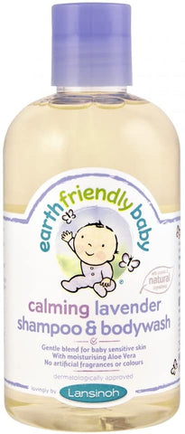 Earth Friendly Baby Calming Lavender Shampoo and Bodywash 250ml (Pack of 12)