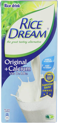 Rice Dream Calcium Enriched Drink 1Ltr (Pack of 12)