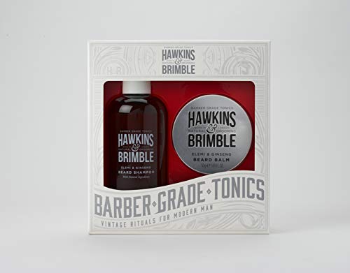 Hawkins & Brimble Beard Gift Set - Beard Shampoo & Balm