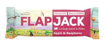 Brynmor Apple & Raspberry Flapjacks 80g (Pack of 20)