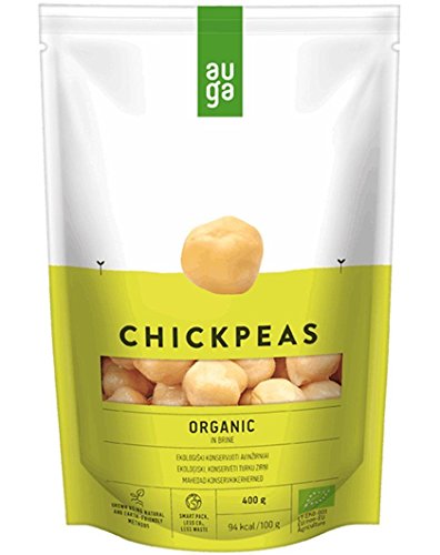 Auga Organic Chick Peas in Brine 400g