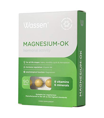 Magnesium OK Vitamins & Minerals For Women During The Monthly Cycle 90 Tablets
