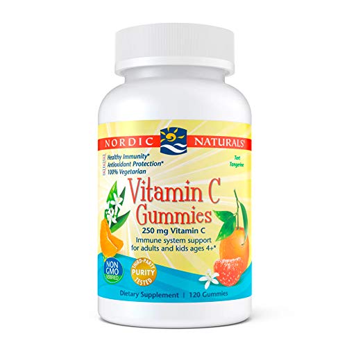Nordic Naturals Vitamin C Gummies, 250mg Tangerine - 120 gummies