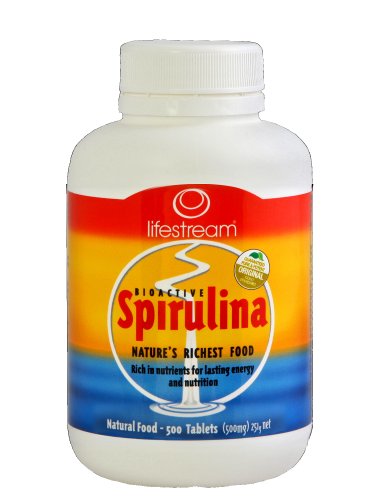 Lifestream Bioactive Spirulina 500mg 500 Tabs