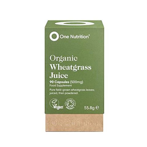One Nutrition Wheatgrass Capsules 500mg - 90 capsules